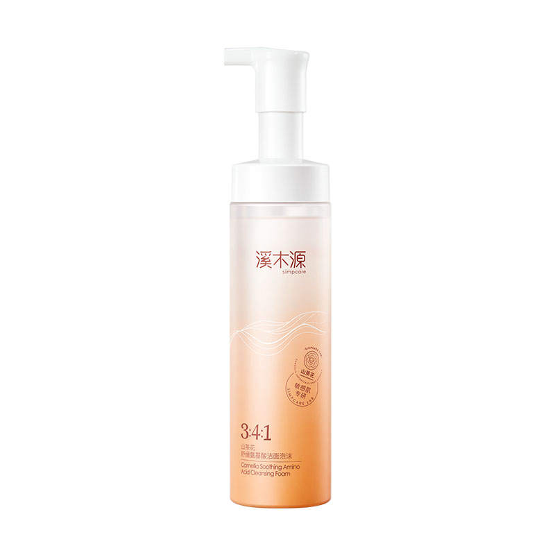 Simpcare Camellia Soothing Amino Acids Cleansing Foam Exfoliating Oil Control Cleaning