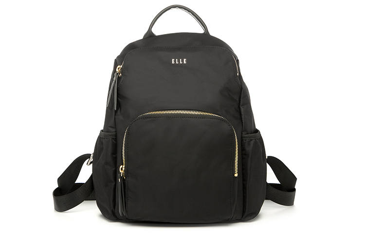 ELLE Fabric Backpack Women's Black/Navy/Khaki/Gray/Ancora Red/Cloud Dancer