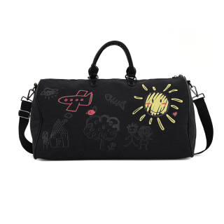 ResNonverba Canvas With Oxford Travel Bag Unisex Multicolor