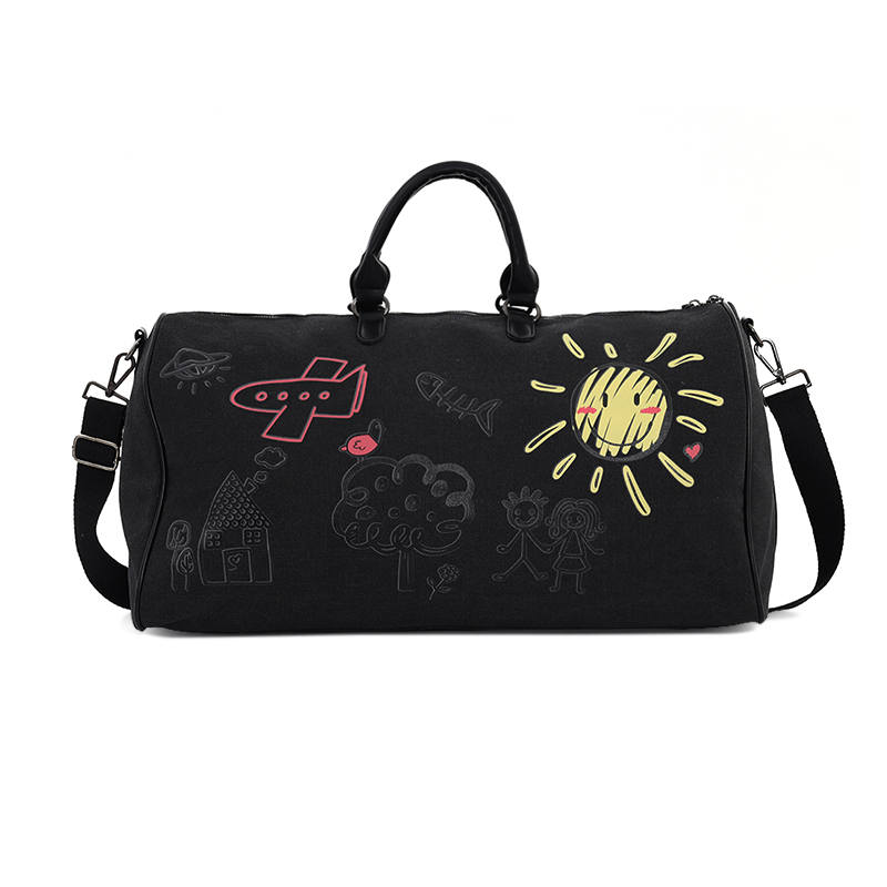 ResNonverba Canvas With Oxford Travel Bag Unisex Multicolor