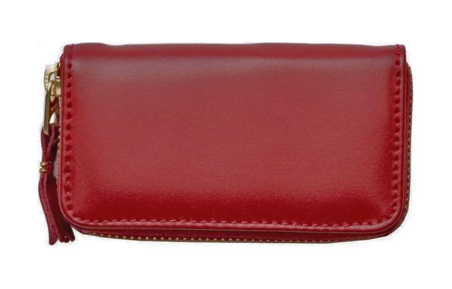 CDG Cow Leather Wallet Men's Red