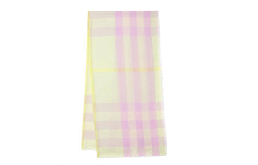 Burberry Cashmere Knit Scarves Women's Multicolor