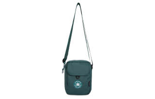 Converse Crossbody Polyester Shoulder Bag, Crossbody Bag Regular Unisex Forest Pine Green
