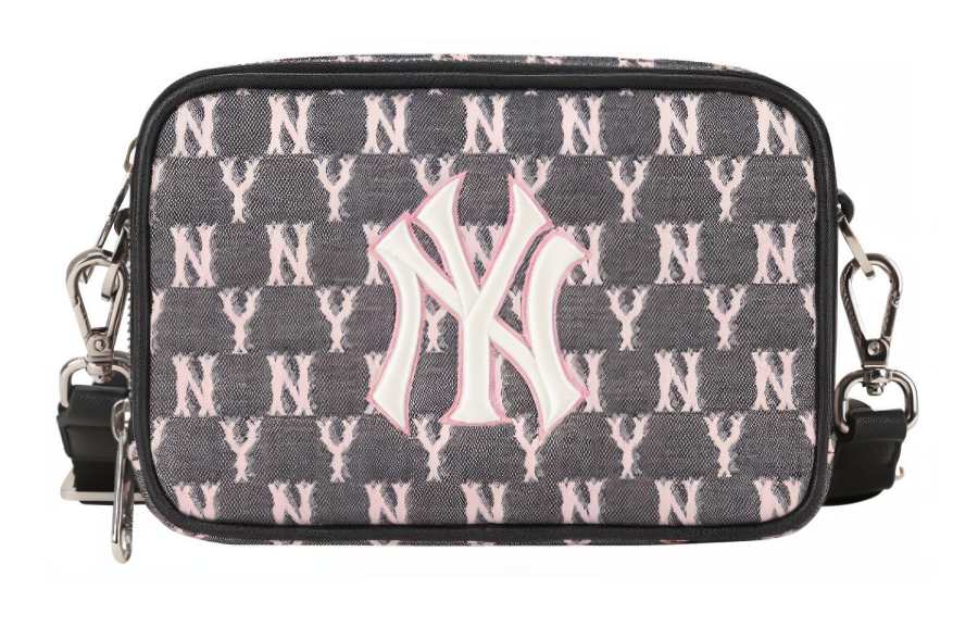 MLB MLB Monogram Collection Polyester Camera Bag, Shoulder Bag, Crossbody Bag Mini Unisex Cherry Blossom Pink