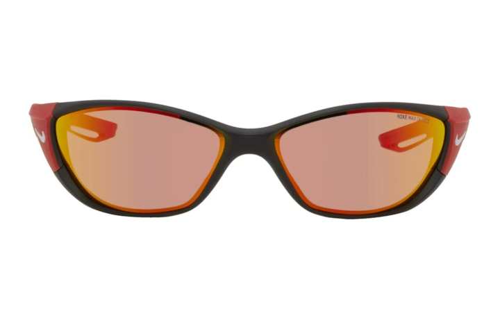 Nike Nike Nylon Irregular Shape Sunglasses Men's Black