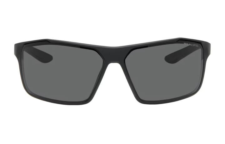 Nike Nike Nylon Irregular Shape Sunglasses Unisex Black