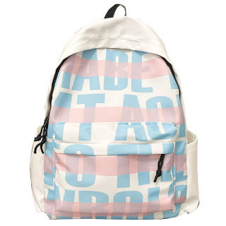 GEERDUN Nylon Backpack Regular Unisex Black/Green/Blue/Pink