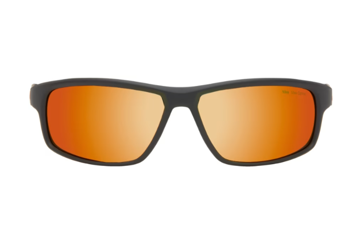 Nike Nike Plate Frame Acetate Irregular Shape Sunglasses Men's Black