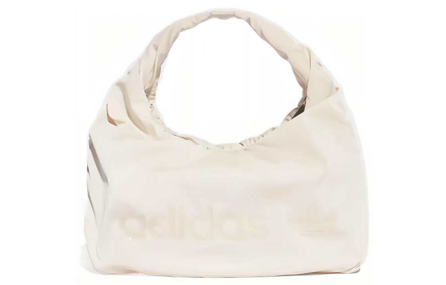 Adidas Originals PU Leather Cloud Bag, Shoulder Bag, Handbag, Shoulder Bag Mini Women's Ecru