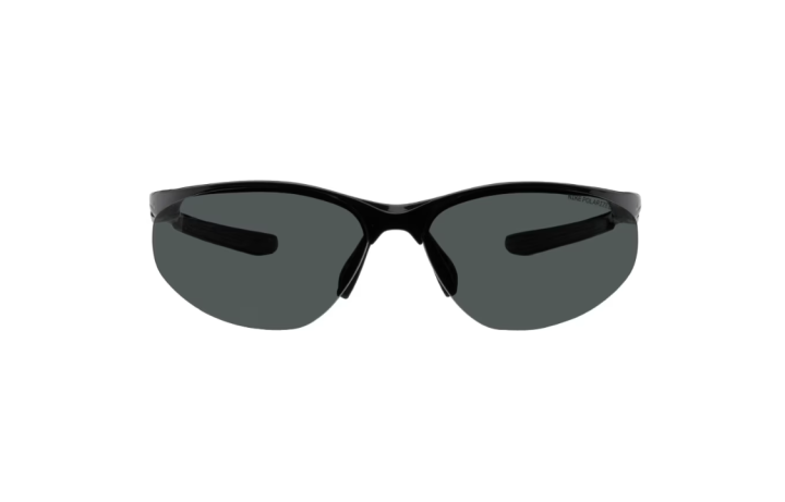 Nike Nike Plate Frame Acetate Irregular Shape Sunglasses Unisex Black
