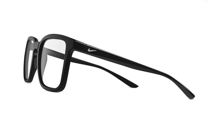 Nike Nike Bio Based Injection Molded Square Eyeglass Frames Men's Black