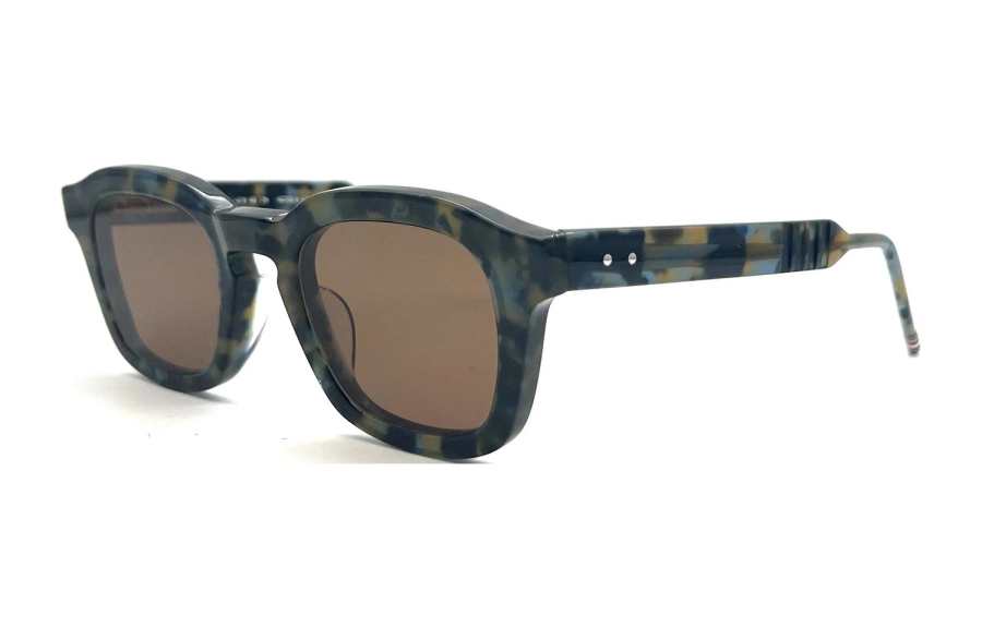 THOM BROWNE Thom e Eyewear tortoiseshell-effect sunglasses