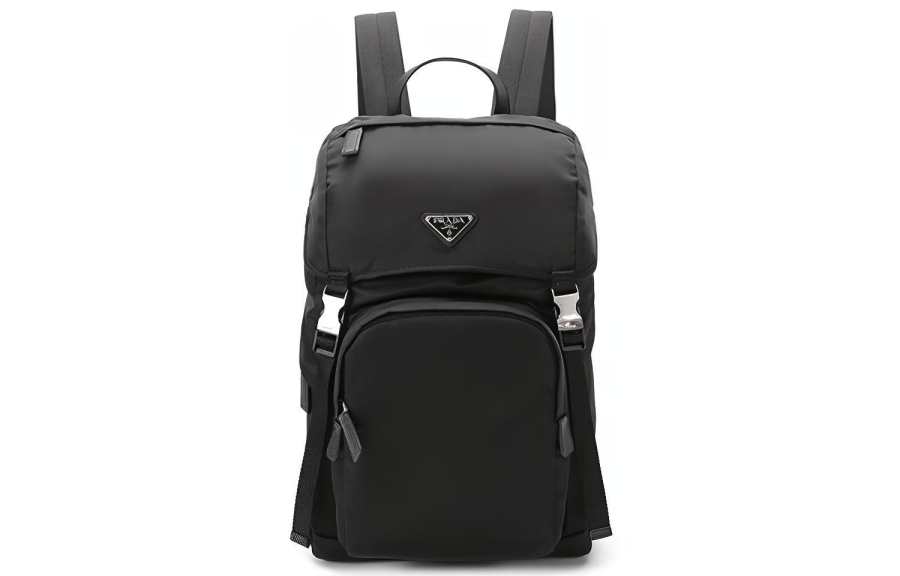 PRADA PRADA Re Nylon Recycled Nylon Backpack Men's Black