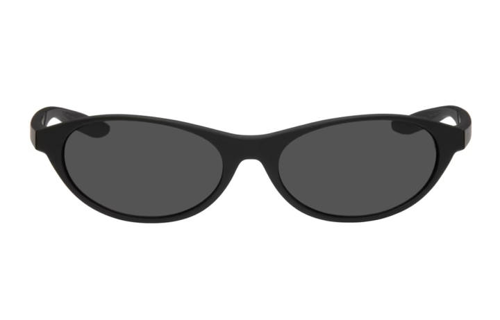 Nike Nike Acetate Plate Oval Sunglasses Unisex Black