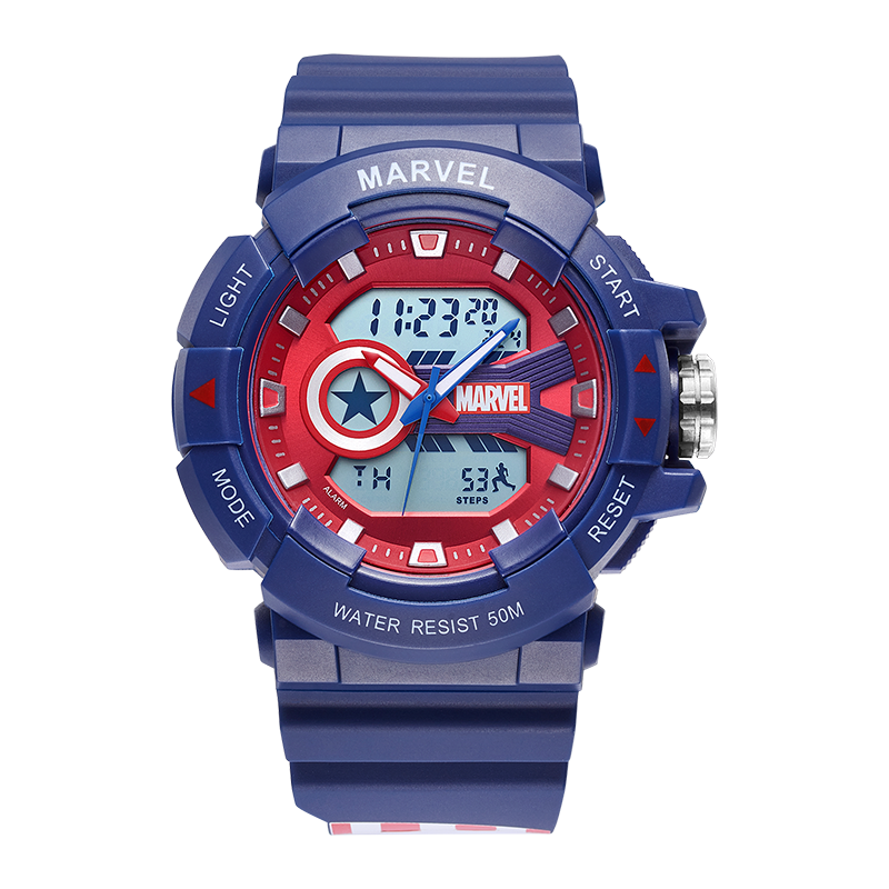 MARVEL MARVEL Electronic Movement TPU Strap Watch Men's Watches Red Watch Dial MV 81105L