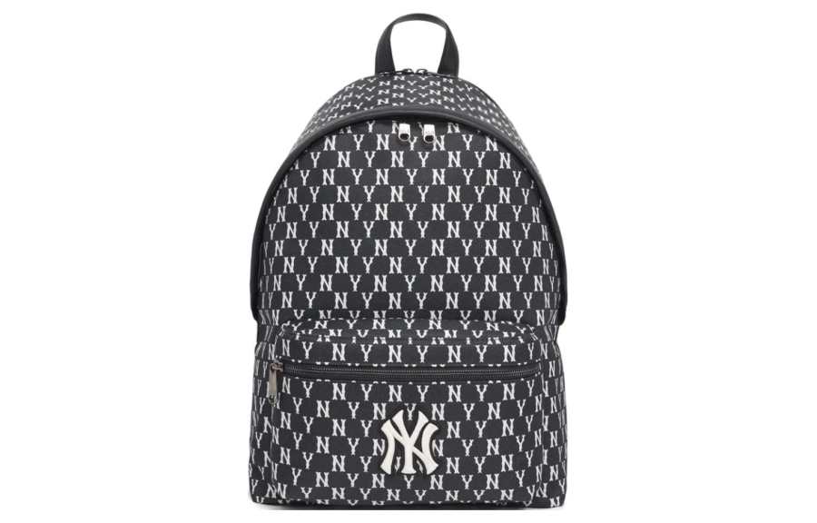 MLB MLB Monogram Collection Polyester Backpack Regular Unisex Black