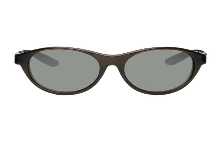 Nike Nike Acetate Recycled Acetate Oval Sunglasses Men's Brown