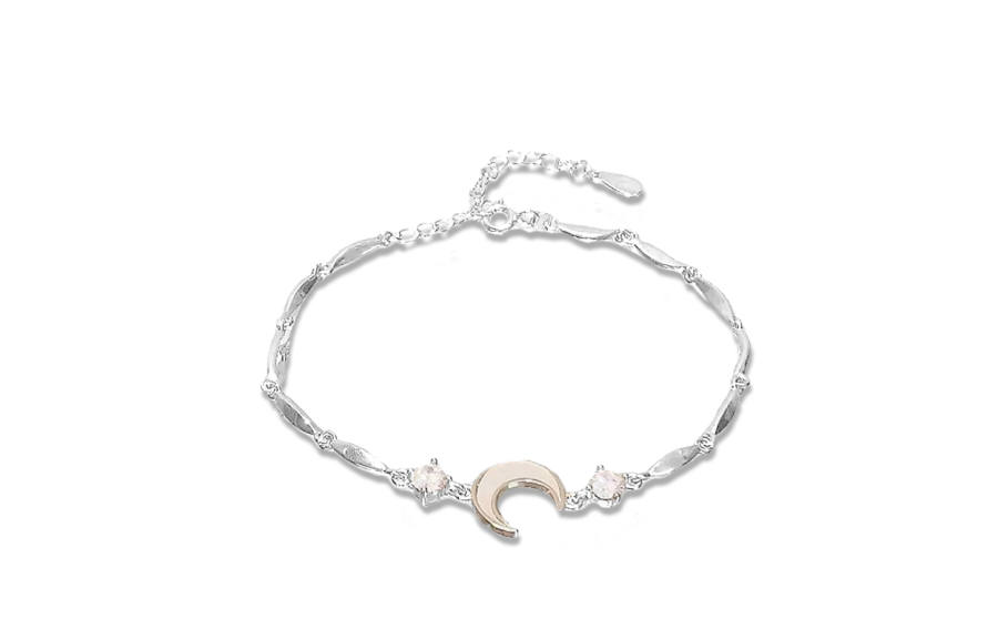 Ringlove 925 Sterling Silver 999 Silver Alloy With Zircon Bracelets Women's