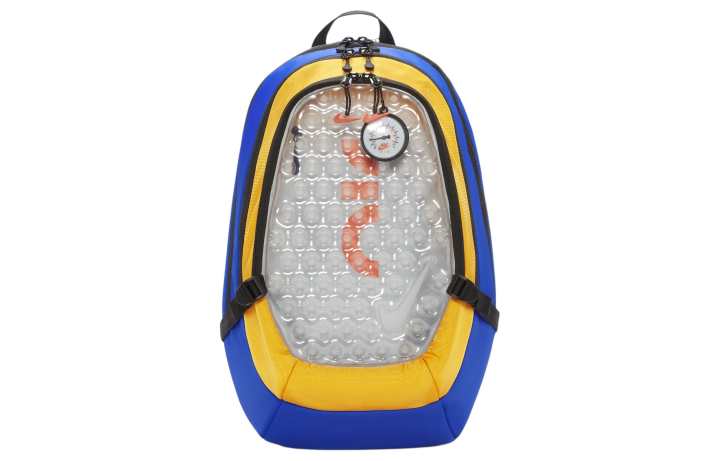 Nike Nike Nylon With Polyester Backpack Men's Old Royal & Light Photo Blue & Safety Orange