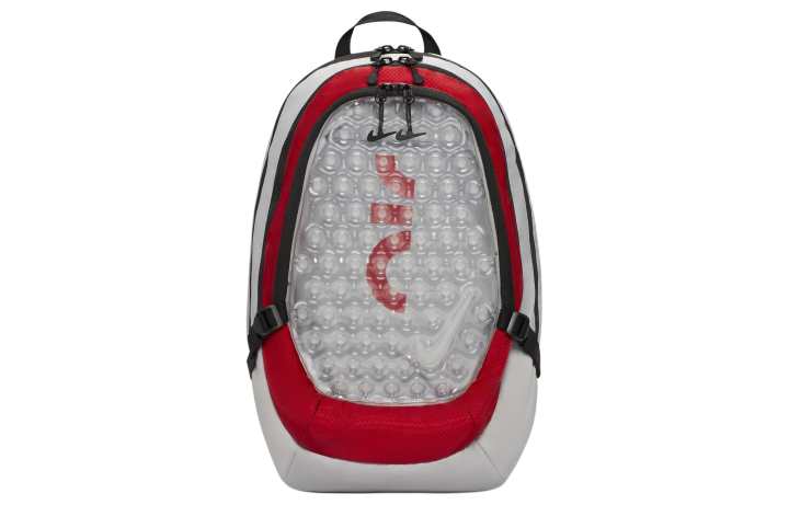 Nike Nike Nylon With Polyester Backpack Men's Anthracite & University Red & White