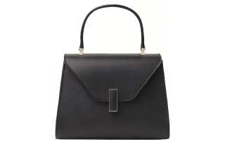 Valextra Iside Calfskin Handbag, Shoulder Bag, Crossbody Bag Mini Women's Black