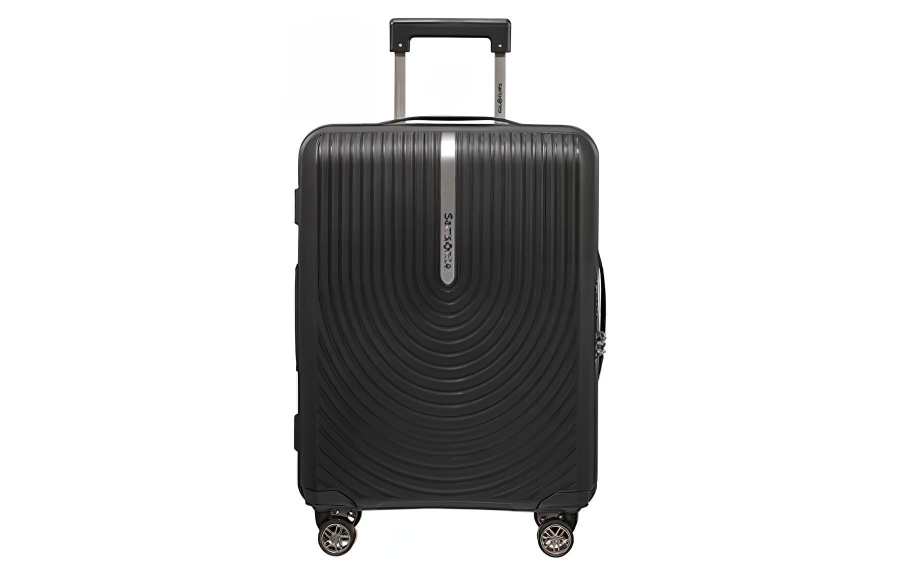SAMSONITE HI FI Pu Travel Suitcase Luggage 20 Inch, 25 Inch, 28 Inch Unisex Black