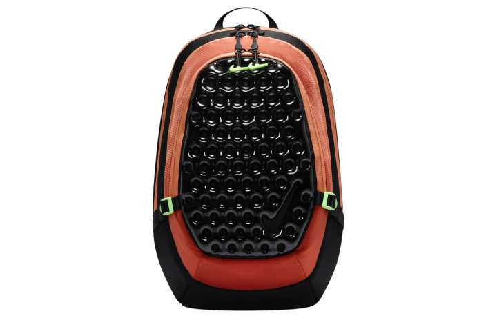 Nike Nike Nylon With Polyester Backpack Men's Black & Thick Orange