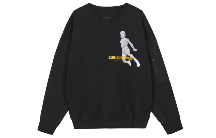 Jordan Jordan Sweatshirts Men's Black Crew Neck Moderate Regular
