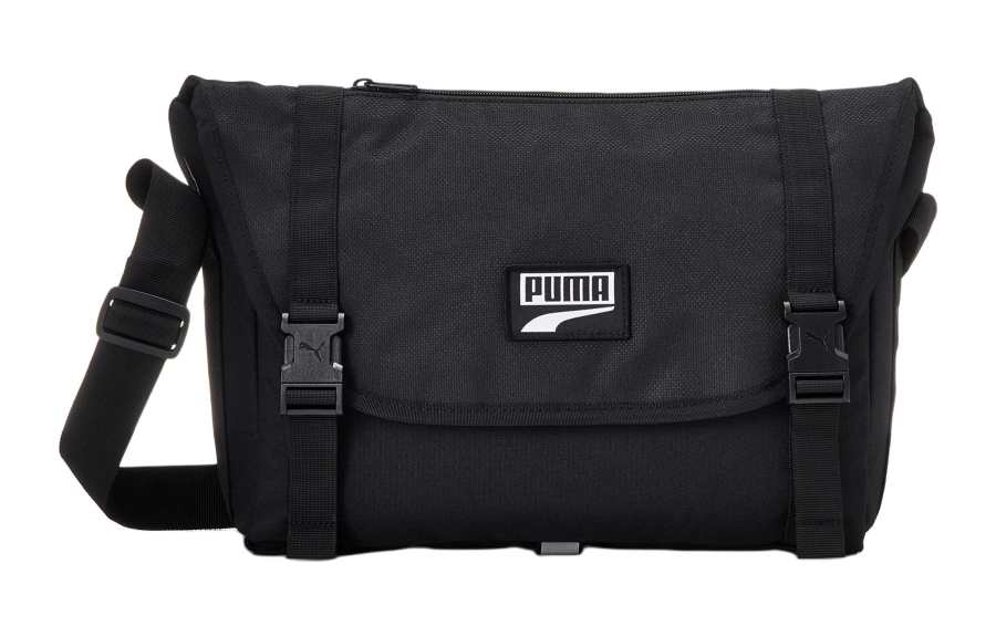 PUMA Polyester Messenger Bag, Crossbody Bag, Shoulder Bag Regular Unisex Black