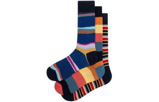 Paul Smith Crew Socks Unisex 3 Pack Blue