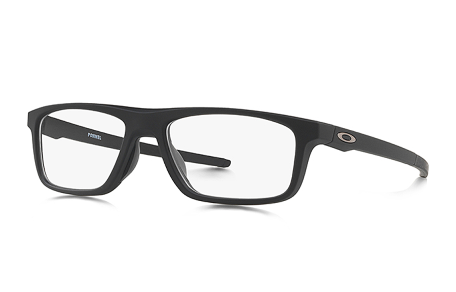 Oakley Oakley High Tech Memory Material Square Eyeglass Frames Unisex Black