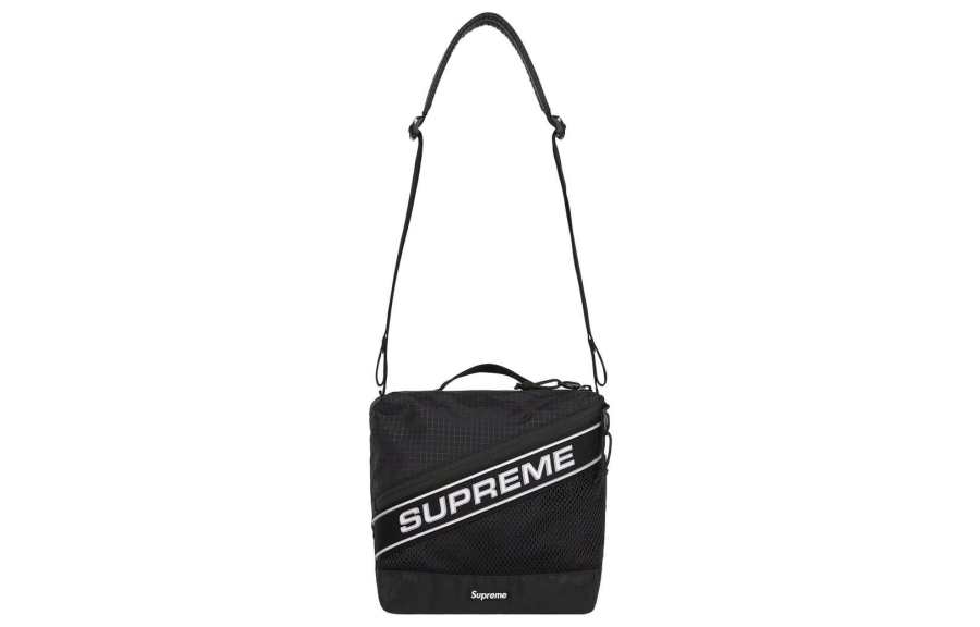 Supreme Supreme Waterproof Nylon Crossbody Bag, Shoulder Bag Regular Unisex Black
