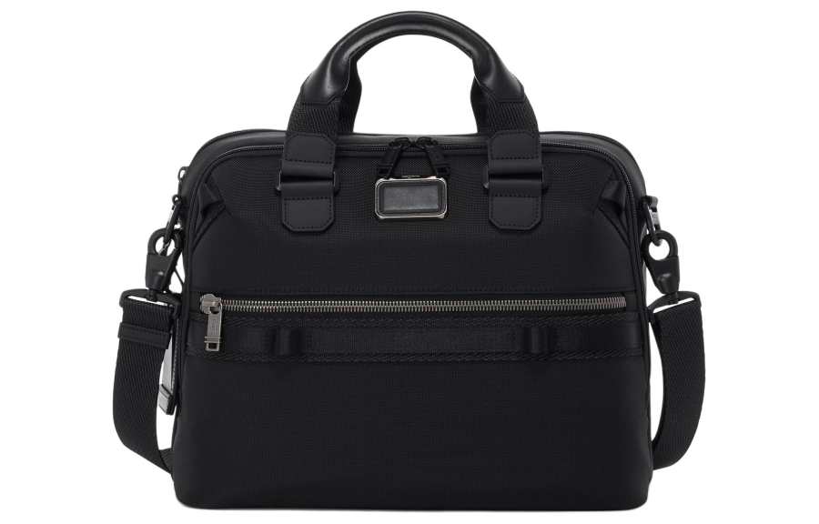 TUMI Nylon Briefcase, Shoulder Bag, Crossbody Bag, Handbag Men's Black