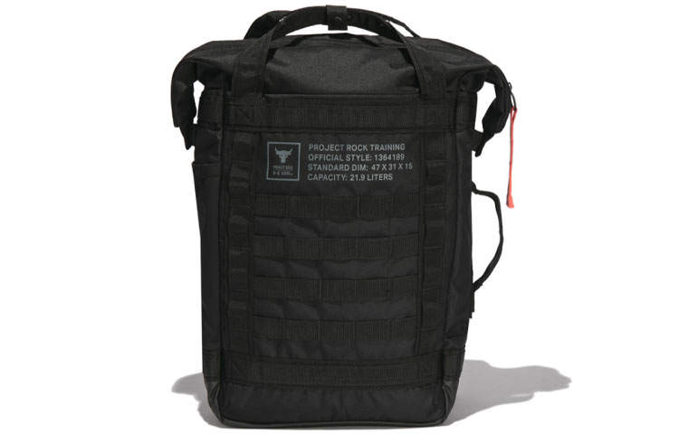 Under Armour Under Armour Polyester Travel Bag, Gym Bag, Backpack Medium Unisex Black
