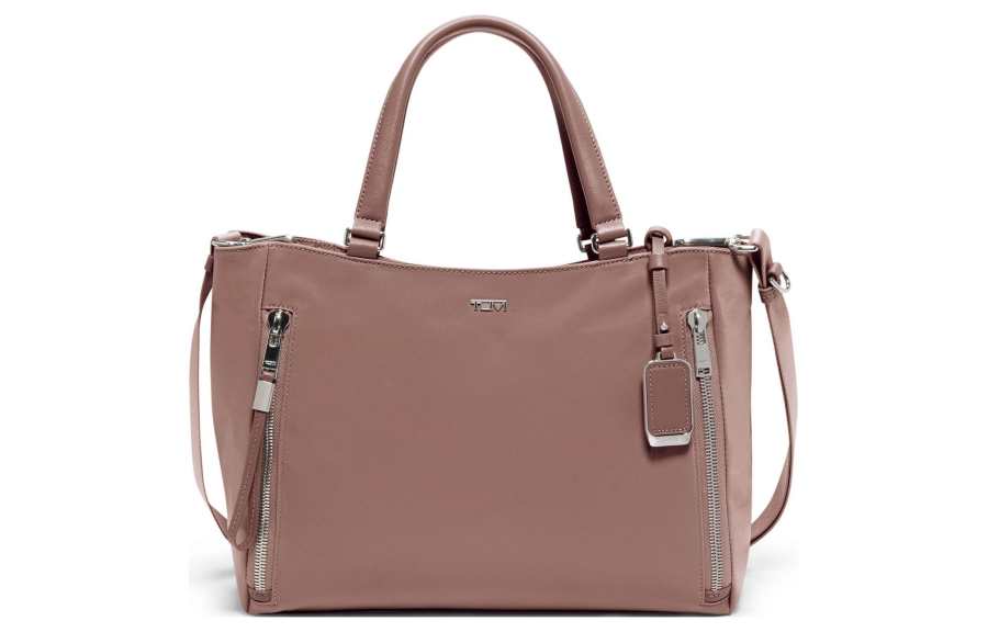 TUMI Nylon Tote Bag, Shopping Bag, Shoulder Bag, Crossbody Bag, Handbag Medium Women's Pink