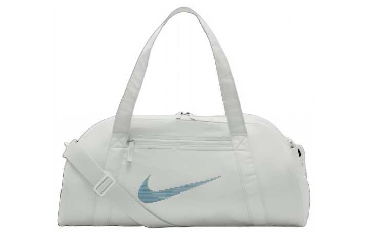 Nike Nike Polyester Handbag, Shoulder Bag, Crossbody Bag, Gym Bag Unisex Light Silver & Mineral Cyan