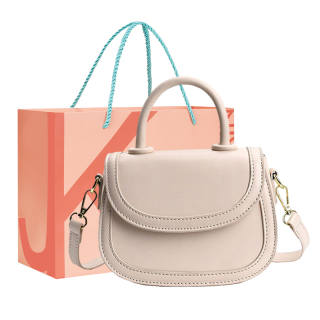 JANE KLAIN Pu Saddle Bag, Shoulder Bag, Crossbody Bag, Handbag Small Women's White/Yellow/Green/Khaki