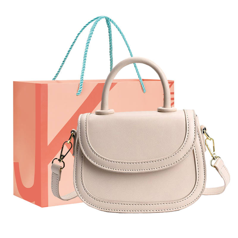 JANE KLAIN Pu Saddle Bag, Shoulder Bag, Crossbody Bag, Handbag Small Women's White/Yellow/Green/Khaki