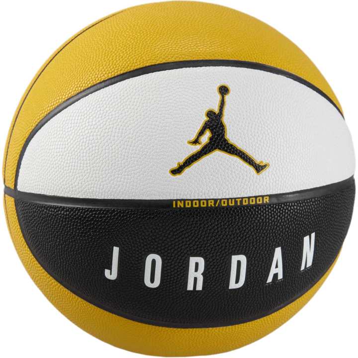 Jordan Jordan Artificial Leather Basketball Yellow Black White Size 7 Training