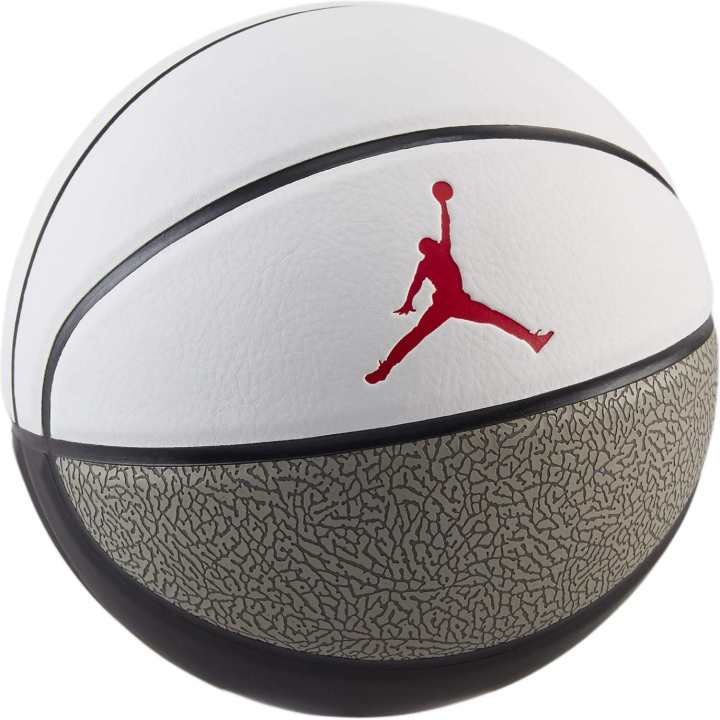 Jordan Jordan Basketball Abrasion Resistant White Black Gray Size 7 Training