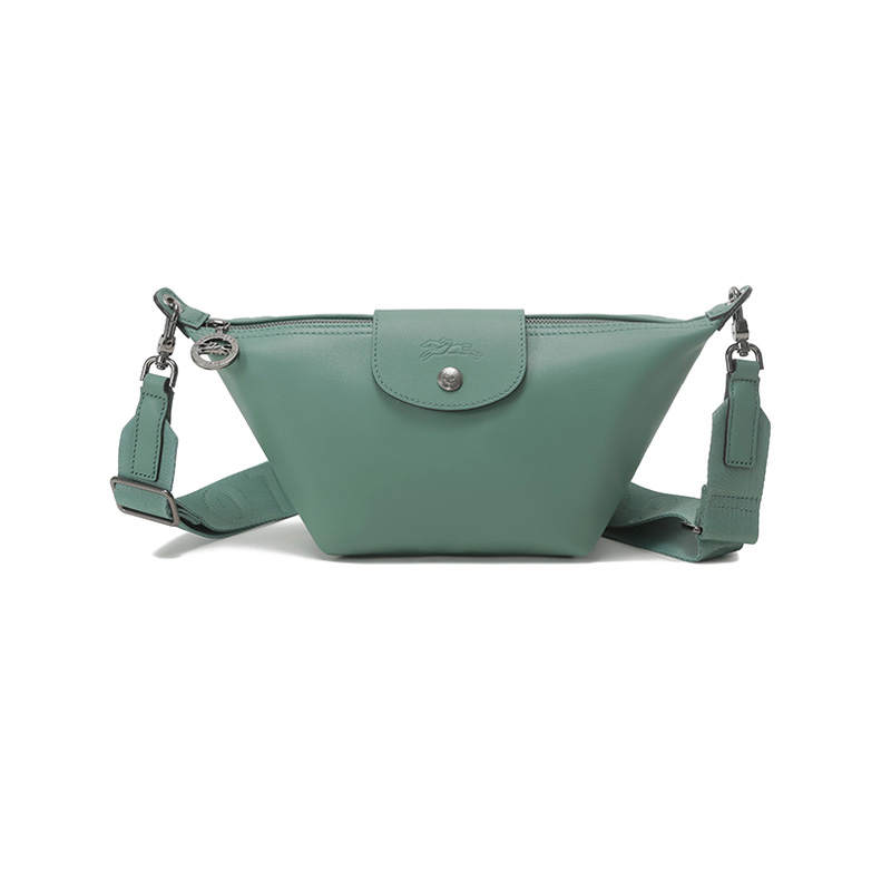 LONGCHAMP Cow Leather Dumpling Bag Shoulder Bag Mini Women's