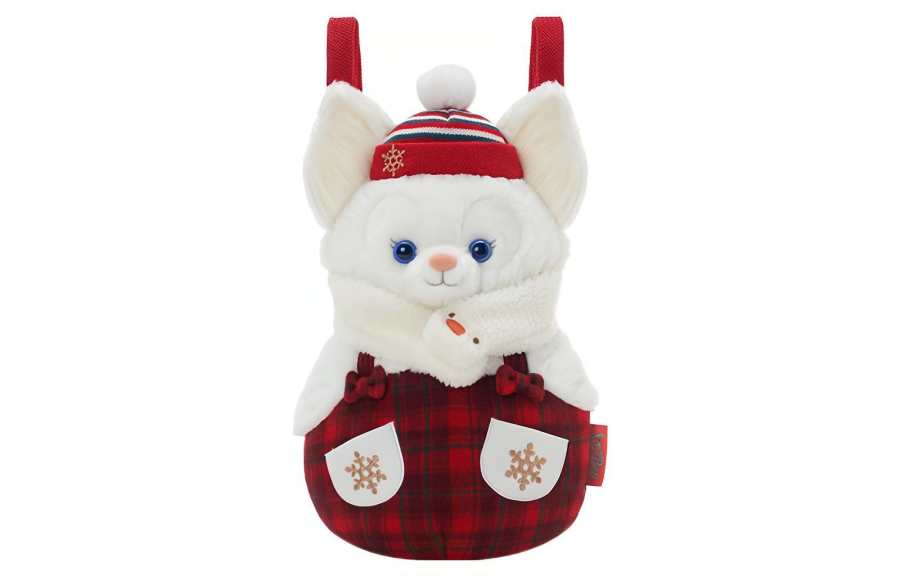 Disney 2023 Winter Duffy And Friends Snowman Collection Polyester Backpack Regular Women's Red Multicolor