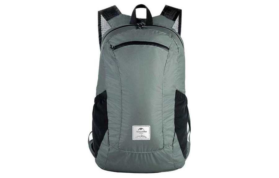 NATUREHIKE 18L Mountaineering Bag, Outdoor Backpack Nylon Gray Unisex