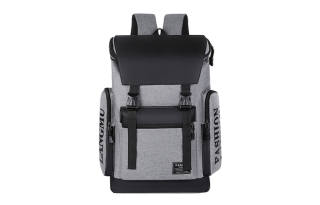 GKY Nylon Backpack Men's Gray/Black