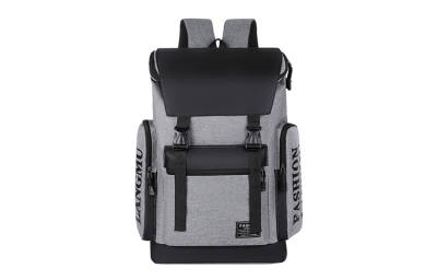 GKY Nylon Backpack Men's Gray/Black