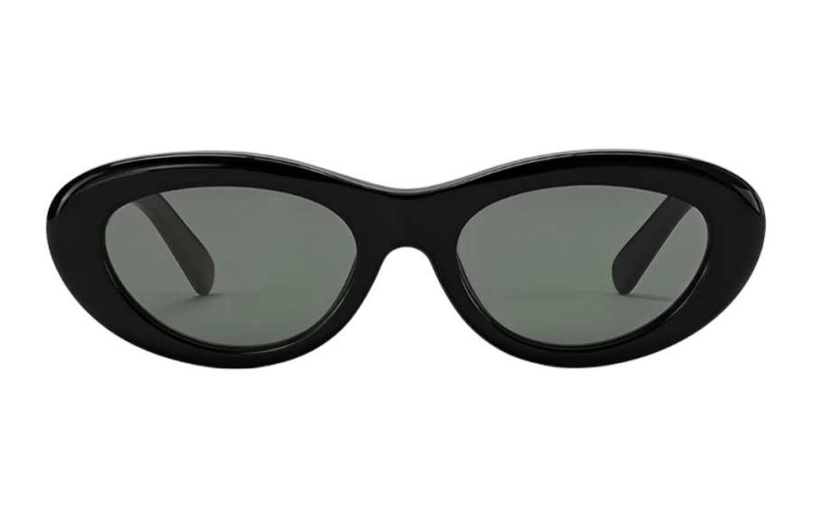 LOUIS VUITTON LOUIS VUITTON Oval Sunglasses Unisex Black