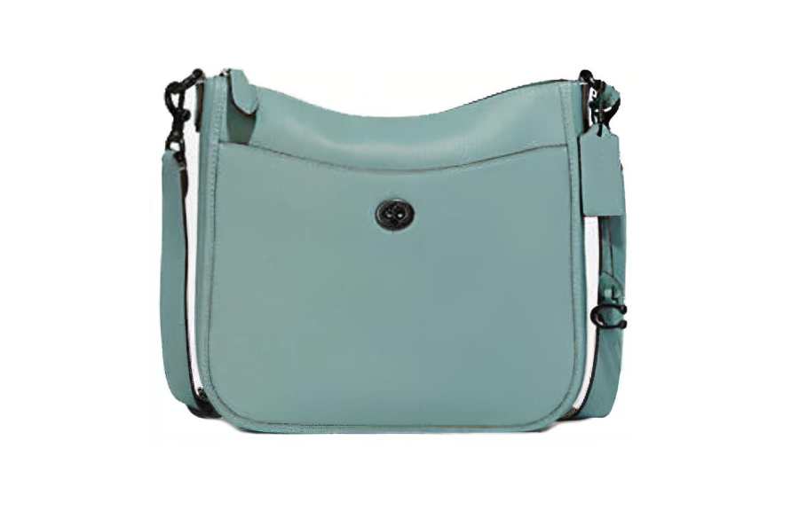 COACH Chaise Leather Crossbody Bag, Shoulder Bag Large Women's Mint Green