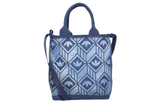 Adidas Originals Trefoil Denim Bucket Bag, Handbag, Crossbody Bag, Shoulder Bag Unisex Blue