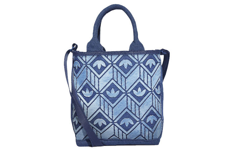 Adidas Originals Adidas Originals Trefoil Denim Bucket Bag, Handbag, Crossbody Bag, Shoulder Bag Unisex Blue