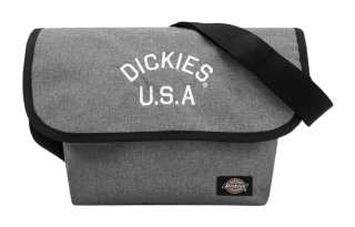 Dickies Polyester Messenger Bag, Crossbody Bag, Shoulder Bag Unisex Gray